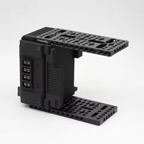 FusionRig Camera Cage for Sony A7M5 A7V Expansion Module Cineback Compatible with TA-T100 & SmallRig
