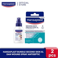 Hansaplast Bundle Second Skin XL and Wound Spray Antiseptic