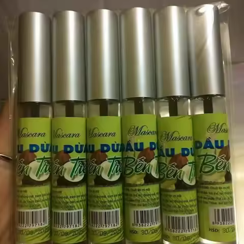 Tinh Dầu Dừa Dưỡng Mi Cong Vút Mascara Chuot Mi Dau Dua Nguyen Chat Cuc Thom Ben Tre Eye Black Dense
