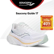 Saucony Guide 17 Road Running Stability Shoes Womens -(WHITE/PEEL) S10936-220