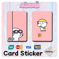 [ Quby ] Touch n Go Card Sticker Cover TNG Card/NFC Card/Watsons Card/ACCESS Card/MASTER/VISA/CREDIT