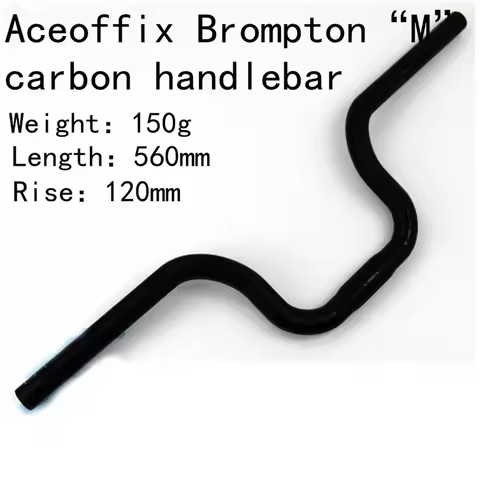 150g Aceoffix BMX Carbon Fiber Bicycle Handlebar M Model UD Matte MTB Carbon Handlebar 500-560mm for