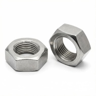 Hex Nut DIN934 | SUS 304 Stainless Steel Grade A2-70 | M2 M2.5 M3 M3.5 M4 M5 M6 M8 | Hexagon Nut