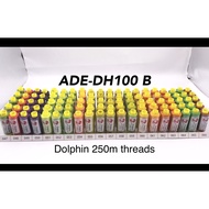 ADE-DH100 (B) Benang Jahit Dolphin 250M