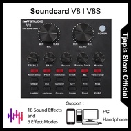 SOUNDCARD V8 BLUETOOTH | LIVE STREAMING | MIXER TAFFSTUDIO