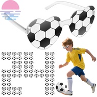 24Pcs Stylish Soccer Glasses Plastic Football Sports Glasses for Soccer Party Favors SHOPCYC4820