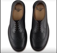 正貨 Dr. Martens 絕版 黑色 真皮 雕花 皮鞋 3989 Black Leather size 36