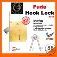FUDA 401 Hook Lock / kunci grill besi pintu / grill door lock / grill door lock set / kunci pintu grill besi / LOCKSET