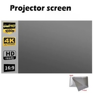 Cheapest Projector screen portable simple folding metal light-proof screen 16:9 HD projector screen