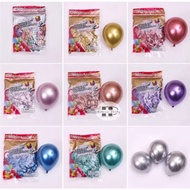 5-inch chrome latex balloon 5-inch chrome metallic balloon/