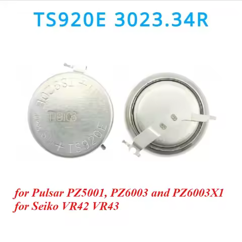 1PC TS920E 3023.34R 3023 34R 3023-34R MT920 for Seiko Watch Kinetic Rechargeable Battery for VR42 VR