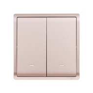 [4 COLORS] Schneider Electric Pieno 2 Gang Momentary Switch (Auto gate) E8232PRL1F