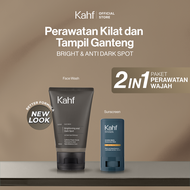 [KAHF BUNDLE 2IN1 PAKET PERAWATAN WAJAH : SKINCARE UNTUK COWOK YANG GAK PUNYA WAKTU PERAWATAN] Paket
