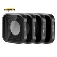 ND Filter Set for   9, 10 Includes ND4，ND8, ND16, ND32 Filters Action Camera Accessories