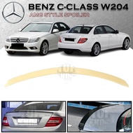 MERCEDES BENZ C-CLASS W204 2007-2013 AMG STYLE REAR TRUNK SPOILER DUCKTAIL C63 AMG DESIGN SPOILER BE
