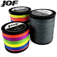 JOF PE X12 X9 X8เอ็นตกปลา1000M 500M 300M 100M 12/9/8 Strands Braided สายไฟแข็งแรง Pesca Linha เอ็นตก