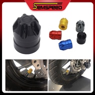 ♞♨▫ SEMSPEED CNC Universal Motorcycle Wheel Tire Valve Caps For Kawasaki Ninja 400 Z650 Z750 Z900 ZX6R H2R GTR1400 VERSYS ER-6n/f