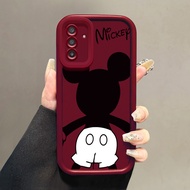Casing hp for Samsung A17 4G A17 5G M17 5G F17 5G Case Simple Mickey protective New soft silicone Ca