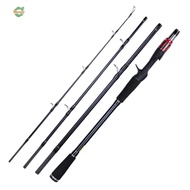 ก้านประมง 1.8 ม. 4 ส่วนก้านหลายส่วนที่มีน้ำหนักเบาแบบพกพา[Winnereco World]