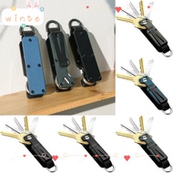 WINTE Keys Fob with Clip, Metal Holds 2-6 Keys Key Organizer,  Multi-function with Screwdriver Moder