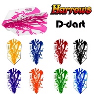 Harrows Dart Flights - SLIM  Shape  Rapide  100 Micron Darts Flight 3pcs/pack (SAYAP ARROW)