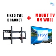 TILTING TV WALL MOUNT BRACKET WITH INSTALLATION ALL BRAND TV SUPPLY BRACKET AND INSTALL