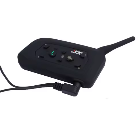 V6C Football Referee Headset BT Intercom Full Duplex 2Users 1200M Interphone Headset