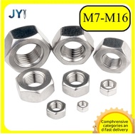 Fine tooth hexagon nut, thin hexagon fine thread nut white zinc/color zinc/nickel plated M7/M8M9/M10