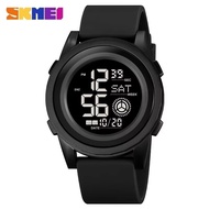 SKMEI Sport LED luminous digital watch 2 time watch