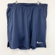 Nike DRI-FIT 半褲/短褲，Swoosh 標誌，海軍藍，XL 碼，古著