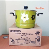 Stock Pot Steamer Enamel 26cm/Steamer Pot 26cm/Steamer Pot