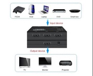 HDMI 切換 1 至 3 端口連紅外線遙控  sasckp HDMI Switch 1 To 3 Ports with IR Remote Control Type-C Adaptor Lightning usb hub adapter 轉換器 快速充電 fast charging 配適器 適配器 集線器 一拖四 usb 3.0 hub 擴展器 分線器 hdmi hub 外接口 switcher