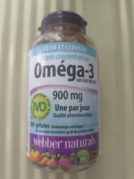 Webber Naturals 奧米加3 900mg 魚油丸