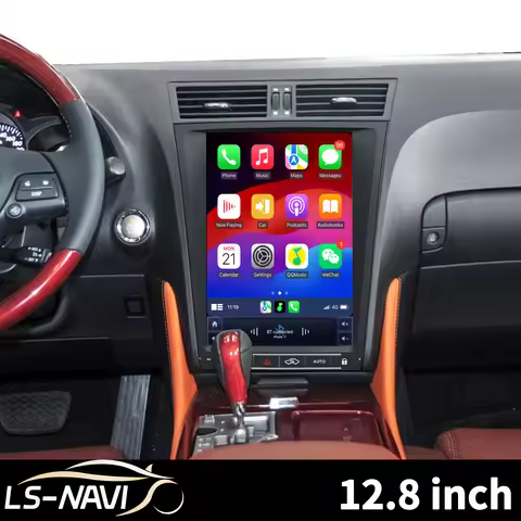 12.8'Wireless Bluetooth CarPlay Touch Screen Stereo for Lexus GS450h GS300 GS350 2005-2008 Car Radio