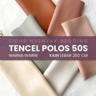 KAIN METERAN SUTRA BAMBOO 50S ORGANIC POLOS LEBAR 250 CM WARNA SAGE GREEN COFFE GREY COOL MINT MAUVE
