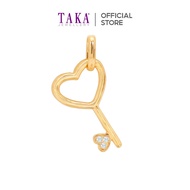 JB9 TAKA Jewellery Key Diamond Pendant 9K