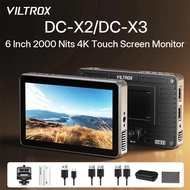 Viltrox DC-X2/DC-X3 Portable Monitor 6 Inch 2000 Nits 4K Touch Screen Profissional Photographic HD F