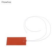 Fitow 12V Silicone Heater Pad 15W Car Fuel Tank Heating Mat Universal Engine Oil Tank Heater Pads Fo