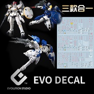 EVO E-RG28 Fluorescent Water Slide Decals Fit RG 1/144 Tallgeese I II III Ultra High Precision Hobby