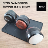 BENO PALM SPRING TAMPER บีโน่ ปาล์ม สปริง แทมป์เปอร์ มีบ่า ไม่เอียง ขนาด 58 + 58.5 มิล อุปกรณ์กดผิวห