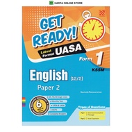 BUKU LATIHAN : GET READY FORMAT TERKINI UASA ENGLISH PAPER 2 ( 12/2 ) FORM 1 KSSM