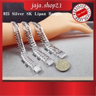 READY STOCK | Original 925 Silver 300/340/380 SK Lipan Bangle For Men | Gelang Tangan Lelaki SK Lipan Bangle Perak 925