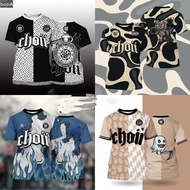 Jersey Choii Jersey Tshirt Baju Hitam Lelaki Perempuan Berkolar Oversize Retro Collar Jersey Streetw