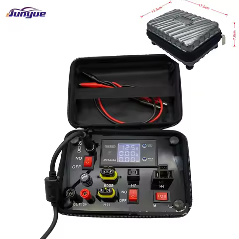 JunYue 110V-220V to 12V Test box Tester for Auto Car LED Headlight HID Xenon LED Bulb H7 H4 9005 900