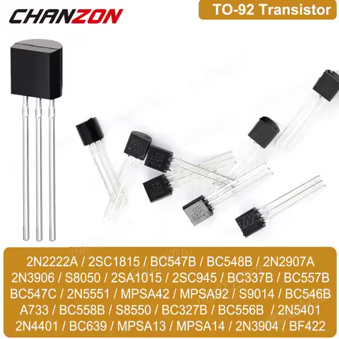 100PCS TO-92 Bc547 2N3904 2N7000 2N2222A 2N5551 2N3906 Bc337B Bc557B S8050 S8550 2N5401 Bc547B 2N440