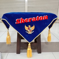 Paskibra tray base, flag ceremony tray base with Benhur blue pendant