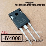 Hy4008 Mosfet Hy4008W Transistor Hy4008 200A 80V 2.9Mr Ru190N08Q