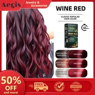 AEGIS AUGEAS HAIR DYE SHAMPOO 500ML (WINE RED) HAIR COLORING Haircare [FDA APPROVED]