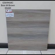 granit lantai 60x60 motif kayu glossy garuda K68C