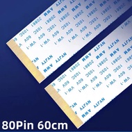 Brand new Flexible Flat Cable FFC FPC Cable 80pin 80P 0.5mm Pitch Length 600mm 60cm